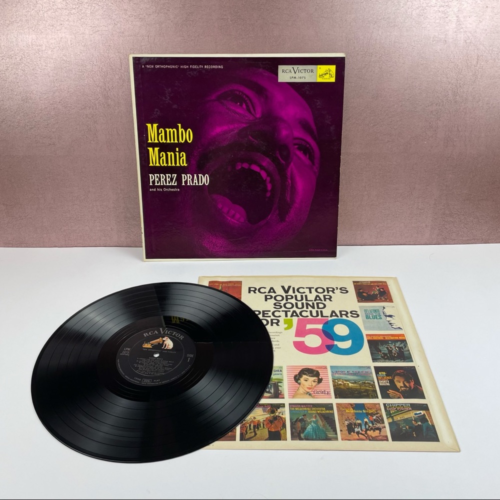 Vintage Mambo Mania Perez Prado And Orchestra Vinyl Music Record